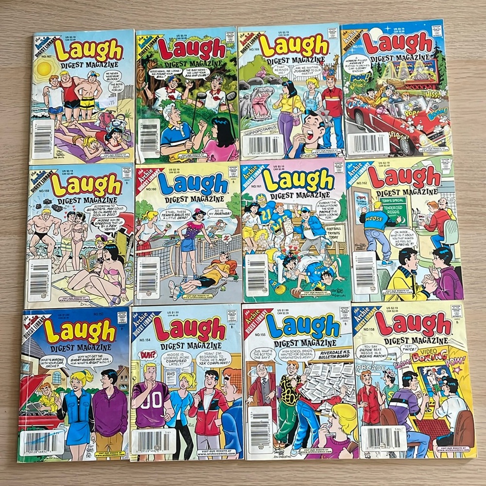 Archie Comics - 12 Laugh Digests